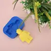 Nova Forma de Gelo em Cubos Molde Robô Lego Bolo de Chocolate Assar Forma de Gelo de Silicone Sobremesa