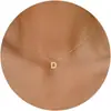 Amazon Transfronterizo Versátil Collar de 26 Letras Oro Colgante Pequeño Collar Personalizado Viajero Fiesta Regalo para Damas