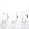 Conjunto de vasos pequenos estilo europeu transfronteiriço com relevo de alta qualidade cor decoração de sala de estar em casa mini vaso de flores de vidro