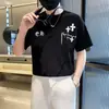 Camiseta de manga corta de algodón puro de peso pesado para hombre, nueva de verano, talla grande para hombre, top americano holgado, ropa para jóvenes y chicos