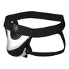 Bolsa Estéreo Langweibao Piel Sintética Calado Combinación de Colores Elevación de Cadera Cintura Baja Sexy Ropa Interior Doble para Hombre Se Puede Quitar