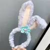 Faixa de Cabelo Diária Estrela Orelha de Coelho Grande Acessórios de Cabelo Fofos de Princesa Faixa de Cabelo Coelho de Balé Acessórios de Cabelo para Celebridade da Internet Parque de Diversões