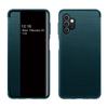 Funda de cuero para Samsung A52 5G, funda para teléfono A72, funda de cuero con patrón liso de cobertura completa, funda protectora con ventana A71 resistente a caídas