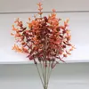 Outono eucalipto buquê simulação planta plástico flores falsas plantas aquáticas decoração para casa adereços fábrica atacado