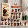 Calendário do Advento Dachshund 2026 Advento de Natal Pingente de Dachshund Caixa de Presente de Feriado