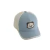 Protección Solar de Verano Gorra de Media Malla para Niños Oso de Dibujos Animados Informal Gorra de Béisbol para Bebé Niña Gorra con Visera Transpirable para Niños Comercio Exterior