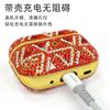 Hongji Nuevo AplicABLE airpods4 Todo Incluido Rhinestone Electrochapado Sentido Avanzado Funda para Auriculares Apple Cubierta Protectora Airpod