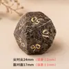 Juego de Dados Poliedros de Piedra Nieve Natural al por Mayor Dungeons and Dragons Juego de Mesa Dnd Juego de Ocio Dados Set Z06