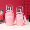 Nueva Taza Termo de Acero Inoxidable 316 de Doble Uso y Gran Capacidad, Tetera Portátil Deportiva, Doble Capa de Vacío, Taza de Agua de Alto Valor