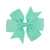 Pinzas para el pelo de cinta de satén acanalada, bestsellers europeos y americanos de Amazon transfronterizos, pinzas para el pelo de lazo de color liso, accesorios para el pelo para niños al por mayor