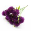 Simulação de crisântemo de bola única, simulação de dente-de-leão europeu de plástico, arranjo de flores, jardinagem, decoração de casa, atacado