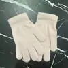 Luvas Quentes de Cor Doce de Inverno Veludo Cristal Luvas para Adultos Ciclismo Escritório Prova de Frio À Prova de Vento Cor Pura Tricotadas Cinco Dedos