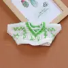 Ropa para Muñeca de Algodón de 20 cm Perro Jefe Peluche Suéter Tejido Conjunto Vestido Combinado para Muñeca Ropa para Vestir Muñeca