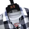 Camisa de moda de verano para hombre de entrega de comercio exterior transfronterizo 2024 Verano nueva moda moderna a cuadros de manga corta que combina con todo
