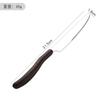 Cuchillo, Tenedor y Cuchara de Mesa Occidentales Personalizados de Fábrica con Mango de Clip y Textura de Madera, Acero Inoxidable 304, Cuchara y Tenedor para Niños, Cuchillo y Cuchara de Mesa para Restaurante