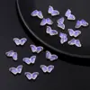 Novos Acessórios de Joias com Contas de Borboleta de Vidro Atacado DIY Grampo de Cabelo Perfurado Pulseira Antiga Brincos Brincos Material