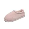 Pantuflas planas, nuevo estilo de invierno 2026, zapatos perezosos sin cordones, pantuflas para el hogar, forradas de felpa, engrosadas, cómodas, cálidas, pantuflas de algodón
