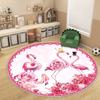 Alfombra redonda transfronteriza para dormitorio infantil, manta de noche, tapete para bebé gateando, fabricantes de alfombras de animales de dibujos animados lindos al por mayor