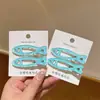 Lindo Pinza para el Cabello de Pez Transparente Verde para Mujer 2026 Nuevo Estilo Pinza Lateral Pasador para Flequillo Estilo Coreano Accesorio para el Cabello