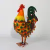 Estación Independiente Gallo de Hierro Exterior Últimas Novedades Explosiones Metal Color Hierro Decoración de Gallo Metálico Tridimensional