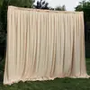 Cortinas de Fondo para Boda Transfronteriza de Seda de Leche Cortinas de Escenario para Salón de Banquetes Decoración de Lugar de Boda Hotel Cortinas de Escenario