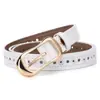 Cinto de couro de vaca Blatchy moda coreana feminino cinto vazado feminino fivela japonesa cinto casual atacado