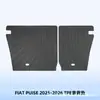 Adequado para Fiat Pulse 2025-2026 Tapetes de Chão 3D para Todas as Estações em TPE e Tapete de Porta-Malas