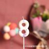 Velas de Número para Pastel Dulce Frijol Venta al por mayor transfronteriza del fabricante Xiyin Velas para Fiesta Decoraciones Creativas Coloridas para Niños Navidad