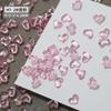 Internet Celebrante Cor Explosiva Mini Amor Nail Art Jóias Gelo Transparente Tridimensional Fundo Plano Pequeno Pêssego Coração Resina Unhas Acessórios Broca