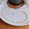 Collar de Perlas de Cultivo de Color Mixto Redondas Perfectas de Alto Brillo para Mujer, Cadena para Clavícula de Perlas Bebé de 4 mm 5 mm con Cierre de Plata 925