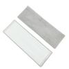 Paño de repuesto para fregona, manos libres, grueso, de vellón coral blanco, adhesivo, rectangular