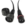 Cable Conector Impermeable de Bloqueo por Rosca de 2 Núcleos de 0.75 Cuadrados para Iluminación Exterior y de Paisaje, Enchufe Macho y Hembra, Cobre Puro LED