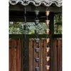 Nueva Cadena de Lluvia Estilo Chino de Cobre para Patio de Villa, Jap