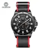 Venda Direta de Fábrica Ochstin Relógio Masculino À Prova d'Água Quartzo Pulseira de Nylon Luminoso Calendário Display Automático Dropshipping
