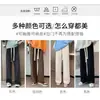 Primavera 2022 versión coreana de los nuevos pantalones de pierna ancha de algodón europeo de color liso cintura ajustada pierna larga pantalones largos fabricantes de moda personalizados