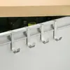 Suministro Exclusivo Transfronterizo de Ganchos Adhesivos de Acero Inoxidable, Ganchos Adhesivos Fuertes para Cocina sin Taladro, Ganchos Adhesivos Fuertes Multifuncionales para Uso en Puertas