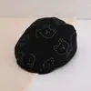 Gorra para Niños Estilo Coreano Primavera y Otoño TD Logo Trasero Oso Pequeño Sombrero de Pintor Unisex Lindo Oso Pequeño Casual Versátil