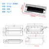 Manija empotrada aleación de zinc hebilla invisible mano LS183-1-2 oculta ls122 empotrada puerta de gabinete eléctrico manija de plástico