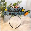 Diadema de Cumpleaños Creativa de Hada Pequeño Príncipe Diadema Luminosa Accesorios de Decoración para Fiesta de Primer Cumpleaños Infantil