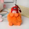 Celebridad de Internet Estilo Ins Bola de Pelo de Zorro Muñeca Durmiente Llavero Bebé de Piel Colgante Muñeca Linda Durmiendo Joyería para Bolso