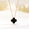 Collar de Plata de Ley S925 Trébol de Cuatro Hojas de Doble Cara para Mujer, Moderno y Versátil Diseño de Alta Gama Colgante de Ágata y Nácar Regalo para Mujer