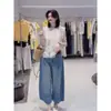 Camisa sin mangas de jacquard de encaje para mujer, nuevo verano 2026 estilo coreano, top holgado popular y bonito que estiliza