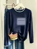 Estilo de dos piezas con bloques de color, camiseta de manga larga 100% algodón para mujer, colección de otoño, corte holgado, talla grande, casual, a la moda, versátil y se puede usar como capa base o top