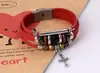 Yiwu joyería al por mayor joyería punk joyería de cuero fábrica directa pulsera de cuero genuino pulsera para estudiante hombre y mujer