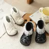 Zapatos para bebé niña para primavera y otoño, botas de princesa de suela blanda para bebés niñas, zapatos para niños pequeños de suela blanda, botines para niños, zapatos pequeños de piel