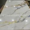Impresión de paneles de pared UV pintura tablero dorado chapa de madera tablero de cristal de carbono Kulinan bronceado tablero transparente panel de ondas pared de fondo
