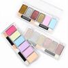 Polvo de espejo mágico sólido de 6 colores para uñas, para joyería, placa de sombra de ojos, polvo de espejo mágico láser, polvo de Aurora de hada sólido, venta al por mayor