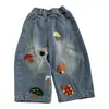Jeans para Niñas Ningli Primavera Nuevo Conjunto Infantil Pantalones de Primavera y Otoño Ropa de Otoño para Niñas Ropa Infantil Estilo Coreano