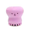 Cepillo Facial de Pulpo Pequeño de Silicona Forma Linda Cepillo Limpiador Facial de Medusa Limpieza Profunda Masaje Cepillo Facial de Silicona con Cerdas Suaves