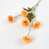 Simulação de 5 Flores Artificiais Estilo Europeu de Dente-de-leão Decoração de Casa Adereços para Sessão de Fotos de Casamento Flores de Simulação de Bola de Cebola Senso Avançado